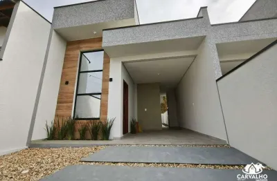 Casa com 3 dormitórios, suíte e quintal amplo em itajuba, barra velha/sc