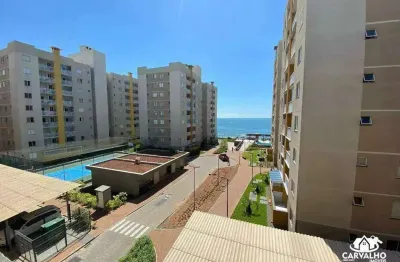 Apartamento pé na areia com vista mar e 2 dormitórios no vila açoriana comfort club em barra velha
