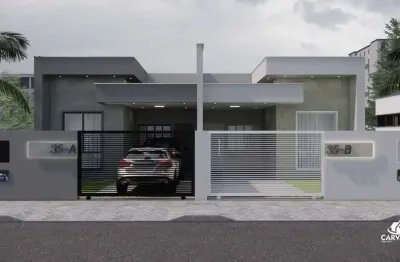 Casa térrea com 3 dormitórios e quintal amplo em itajuba barra velha sc próxima da praia