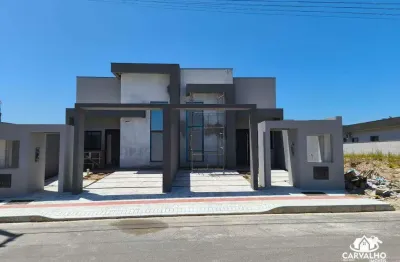 Casa nova com pé direito alto e acabamento premium – praia do grant, barra velha/sc
