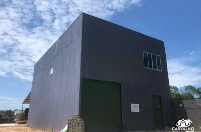 Galpão comercial de 184m² para locação anual no bairro itacolomi em balneário piçarras