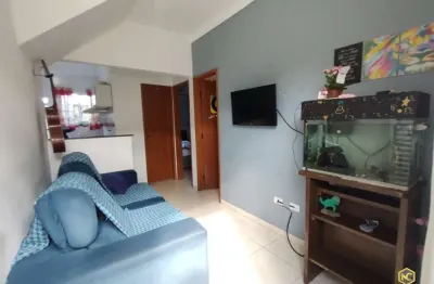 Casa em condomínio fechado com 2 quartos para alugar na vítor meirelles, 1907, jardim samambaia, praia grande por r$ 1.500