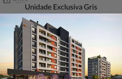 Apartamento com 1 dormitório à venda, 29 m² por r$ 397.700,00 - portão - curitiba/pr