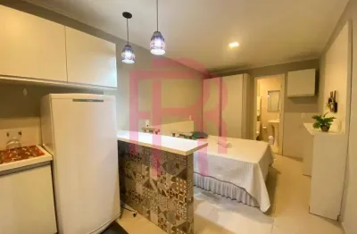 Kitnet/studio mobiliada para locação anual em balneário camboriú.