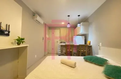 Kitnet/studio mobiliada para locação anual em balneário camboriú.