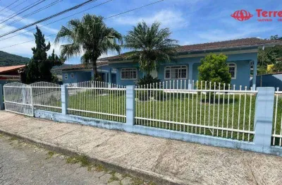Casa com 3 dormitórios à venda + edícula  por r$ 550.000 - progresso - blumenau/sc