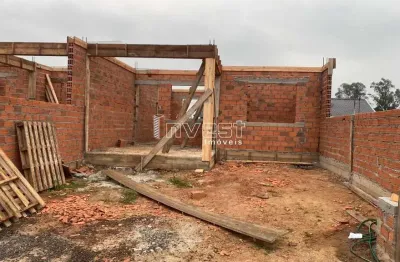 Geminado em construção com 64,54 no loteamento bela vista no bairro bom jesus em