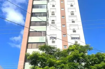 Apartamento 02 dormitórios semimobiliado com ampla sacada no centro de santa cru