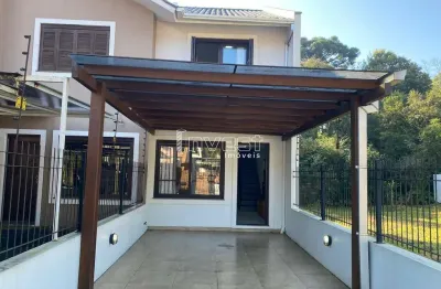 Duplex sobrado semimobiliado no bairro jardim europa com 02 dormitórios em santa