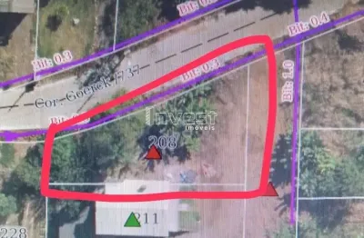 Terreno de esquina com 86,63m2 no bairro germania em santa cruz do sul