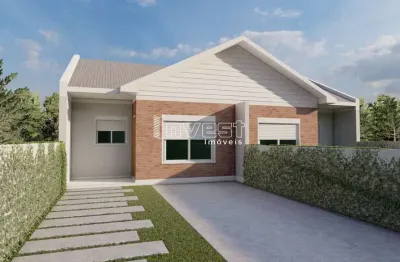 Geminados com 02 dormitorios e patio no bairro joao alves em santa cruz do sul.r