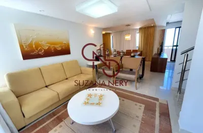 Apartamento com 3 quartos à venda na rua vereador manoel sátiro, 248, ponta negra, natal, 203 m2 por r$ 1.850.000