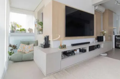 Apartamento mobiliado, 65 m2, 2 dormitórios, 1 suíte, 2 vagas, para venda, cond. must, jardim são paulo.