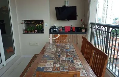 Apartamento à venda,94 m², 3 dorms,1 suíte, 2 vagas, varanda gourmet - tatuapé, são paulo, são paulo