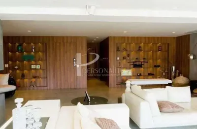 Apartamento mobiliado, 278 m2,  4 dormitórios sendo 4 suítes, 4 vagas, para venda, indianópolis.