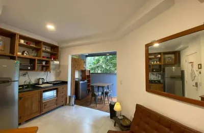 Apartamento mobiliado, 47 m2, 1 suíte, 1 vaga, para venda, pinheiros.