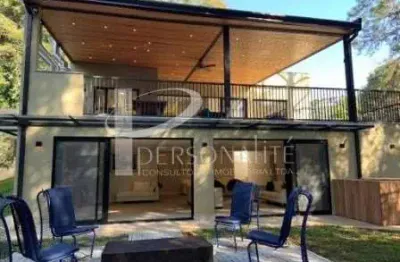 Casa 6 suítes 405 m2 mobiliado em  4 edificações terreno 1.200m2  condomínio epa, à venda atibaia sp