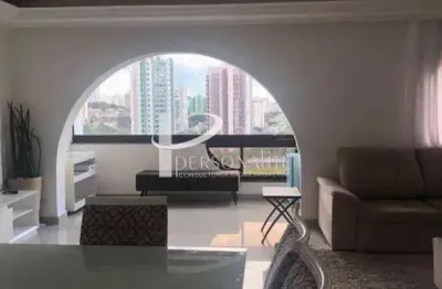 Apartamento com 3 quartos, 4 banheiros e 3 vagas de garagem à venda, 135 m². edifício rhodes. jardim anália franco. sp.