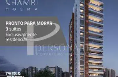 Apartamento com 3 quartos à venda na Alameda dos Nhambiquaras, 1375, Moema, São Paulo