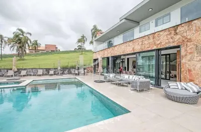 Casa cond. fazenda dona carolina, 1.200 m2, 7 suítes, 2 vagas, para venda, itatiba - sp.