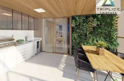 Apartamento 3 quartos com 2 suítes, sala 2 ambientes com varanda gourmet, 2 vagas. 1 por andar. alto padrão com vista definitiva em frente a praça.