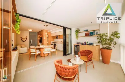Apartamento garden alto padrão, 3 quartos com suíte, 3 vagas, ampla área externa com 131m², lazer, frente. localização privilegiada no santa helena!