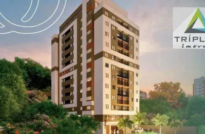 Apartamento 2 quartos com varanda, prédio com lazer e comodidades. localização privilegiada próxima ao centro. financiamento direto e bancário.