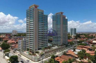 Apartamento com 3 dormitórios à venda, 74 m² por r$ 850.000,00 - engenheiro luciano cavalcante - fortaleza/ce