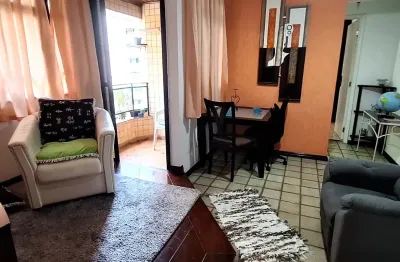 Excelente 1 dormitório totalmente mobiliado e equipado - 1 quadra da praia