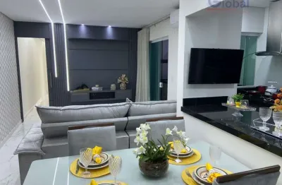 Cobertura mobiliada a venda 190m², bairro parque das nações - santo andré/sp.