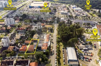 Terreno à venda na rua tibúrcio brasil, 69, jardim das américas, curitiba por r$ 1.400.000