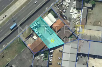 Terreno comercial à venda na rodovia br-116, 7135, tarumã, curitiba, 656 m2 por r$ 950.000