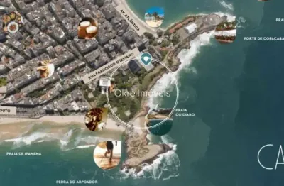 Loft com 1 quarto à venda na rua francisco otaviano, ipanema, rio de janeiro, 39 m2 por r$ 1.868.395