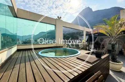Cobertura com 2 quartos à venda na rua do humaitá, humaitá, rio de janeiro, 172 m2 por r$ 2.000.000
