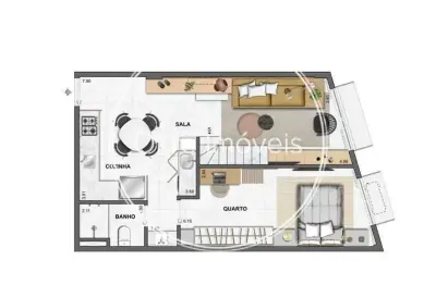 Cobertura com 1 quarto à venda na rua jardim botânico, jardim botânico, rio de janeiro, 93 m2 por r$ 1.817.000
