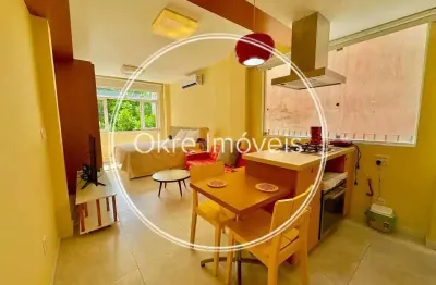 Apartamento com 1 quarto à venda na rua timóteo da costa, leblon, rio de janeiro, 30 m2 por r$ 690.000