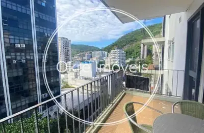 Apartamento com 1 quarto à venda na rua capitão salomão, humaitá, rio de janeiro, 55 m2 por r$ 700.000