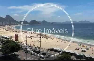 Excelente cobertura na avenida atlatica próximo ao posto 5 de frente para o mar da famosa praia de copacabana