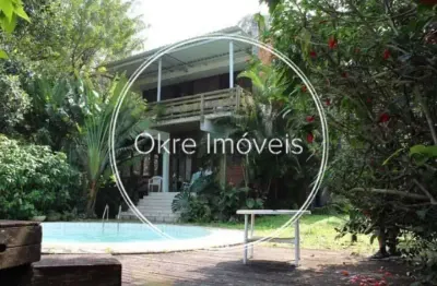 Casa em condomínio fechado com 5 quartos à venda na rua gabriel garcia moreno, são conrado, rio de janeiro, 380 m2 por r$ 4.300.000