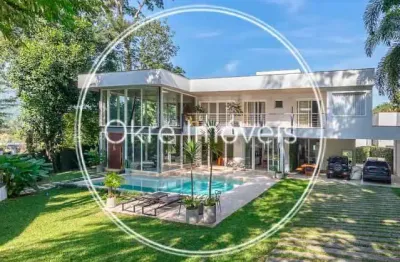 Casa em condomínio fechado com 4 quartos à venda na estrada da barra da tijuca, itanhangá, rio de janeiro, 505 m2 por r$ 14.470.000