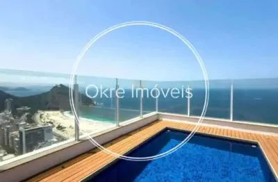 Cobertura com 2 quartos à venda na rua gustavo sampaio, leme, rio de janeiro, 318 m2 por r$ 10.800.000