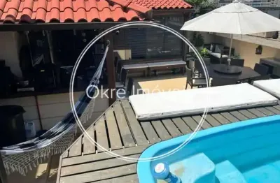 Cobertura com 3 quartos à venda na rua doutor aníbal moreira, tijuca, rio de janeiro, 263 m2 por r$ 1.000.000