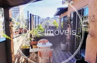 Cobertura com 4 quartos à venda na rua visconde de silva, humaitá, rio de janeiro, 123 m2 por r$ 1.860.000