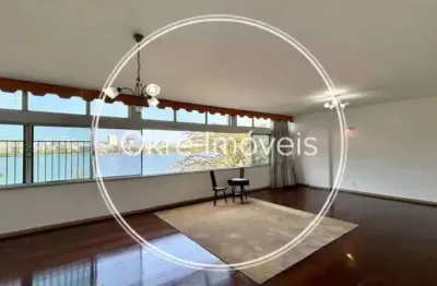 Apartamento com 3 quartos para alugar na avenida epitácio pessoa, lagoa, rio de janeiro, 200 m2 por r$ 9.500