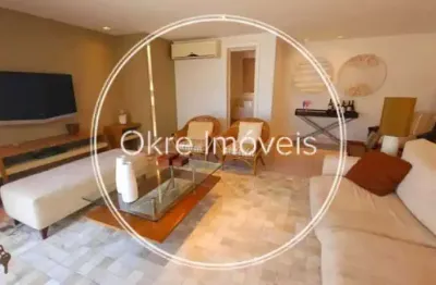 Cobertura com 3 quartos para alugar, 166m2, 2 vagas - leblon!