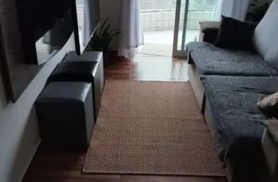 Apartamento para venda em praia grande, caiçara, 1 dormitório, 1 suíte, 2 banheiros, 1 vaga