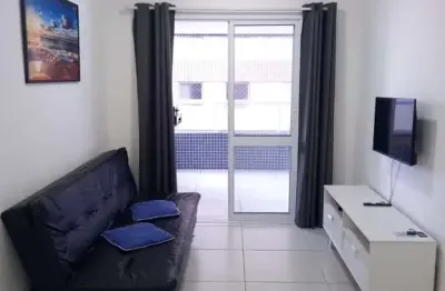 Apartamento para venda em praia grande, guilhermina, 2 dormitórios, 1 suíte, 2 banheiros, 1 vaga