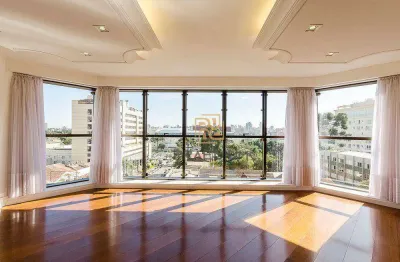 Apartamento com 4 dormitórios à venda, 302 m² por r$ 3.890.000,00 - água verde - curitiba/pr