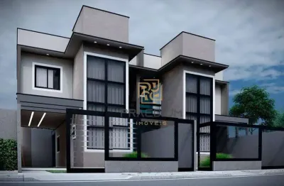 Sobrado com 3 dormitórios à venda, 87 m² por r$ 549.000 - sítio cercado - curitiba/pr