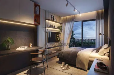 Studio com 1 dormitório à venda, 20 m² por r$ 299.000,00 - cristo rei - curitiba/pr
